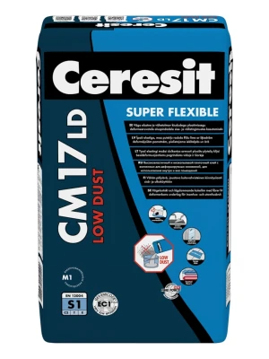 Flīžu līmjava ļoti elastīga CM17 LOW DUST, 25kg